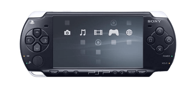 Black PSP 3000 box art for PSP